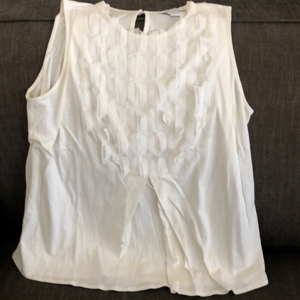 Joan vass sleeveless top size 1
